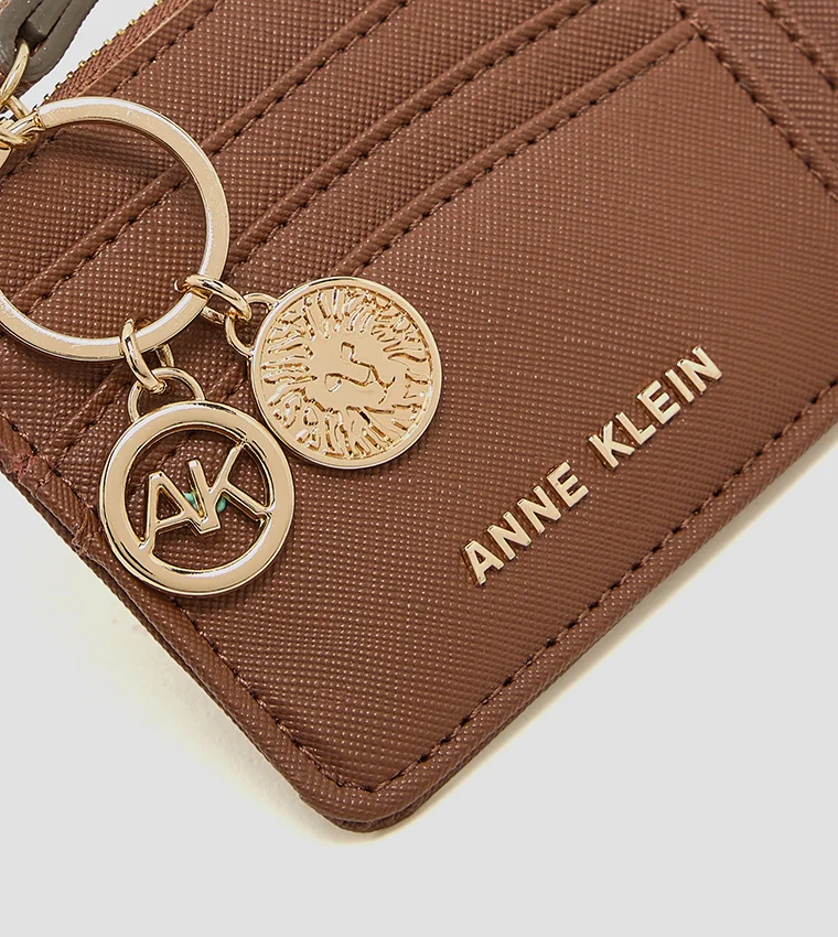 ANNE KLEIN  Anne Klein Logo Detail Zippered Wallet for Women | Best Price UAE